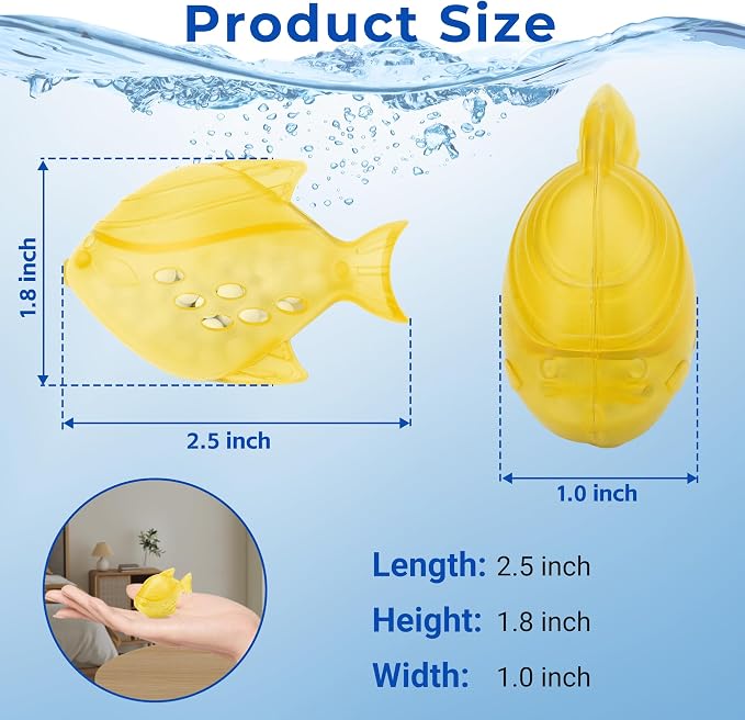 Funmit Humidifier Cleaning Fish, 12 Pack Humidifier Cleaner - Image 3