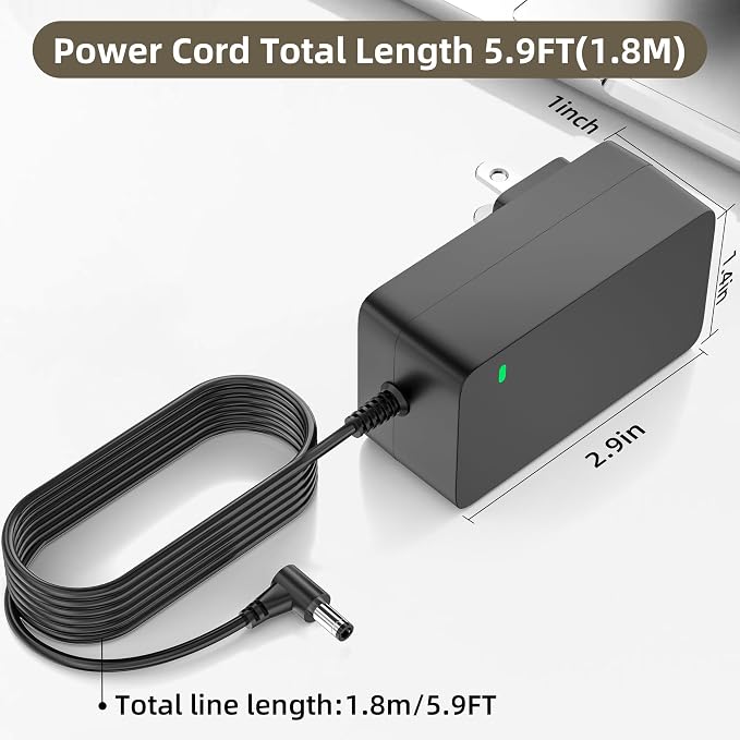 QOWOIEPO 24V Power Cord for Air Purifiers Replacement for LEVOIT Vital 200S-P - Image 6