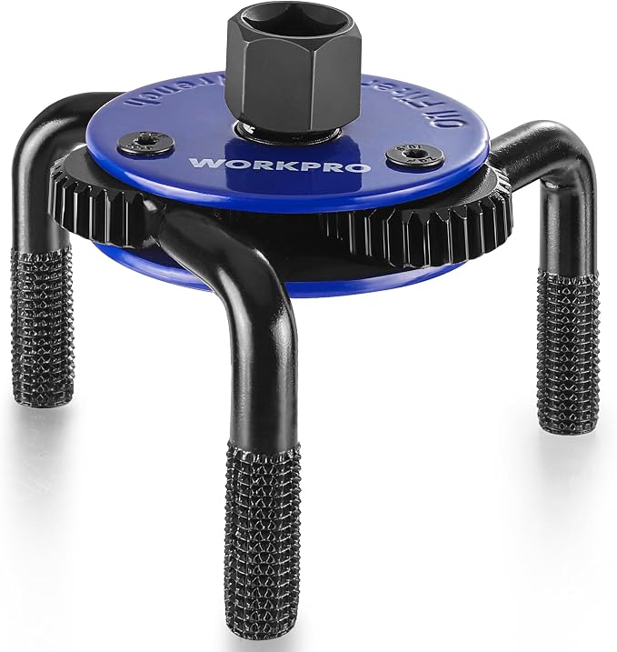 WORKPRO Magnetic Adjustable Oil Filter Wrench, Universal 3-Jaw Removal Tool - Image 8