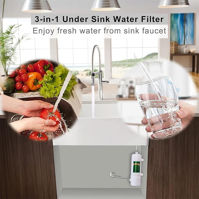 Full Flow Under Sink Water Filter, 13K Gallons Direct Connect Under Counter - Image 2