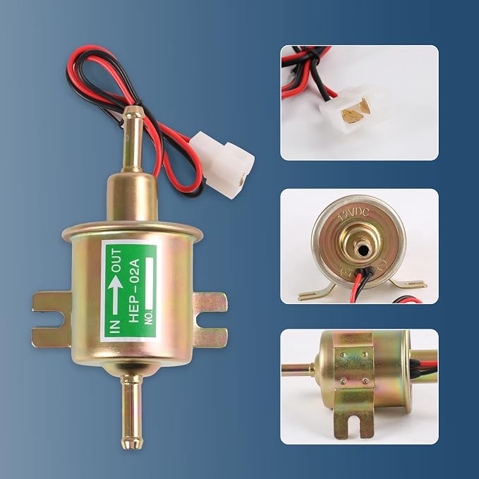 Universal Electric Fuel Pump Kit 12v 3-6 PSI Low Pressure - Image 6