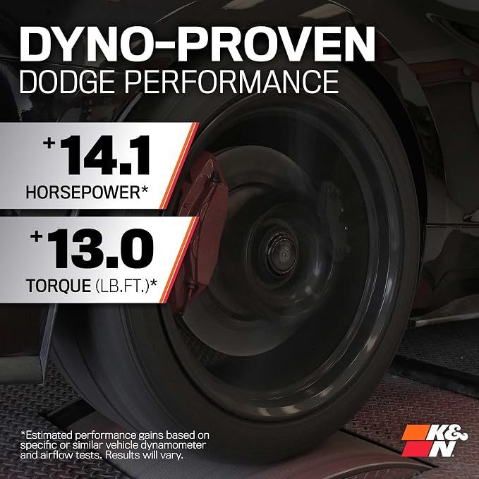 K&N Cold Air Intake System: Dry-Flow Air Filter, Increase Performance & - Image 3