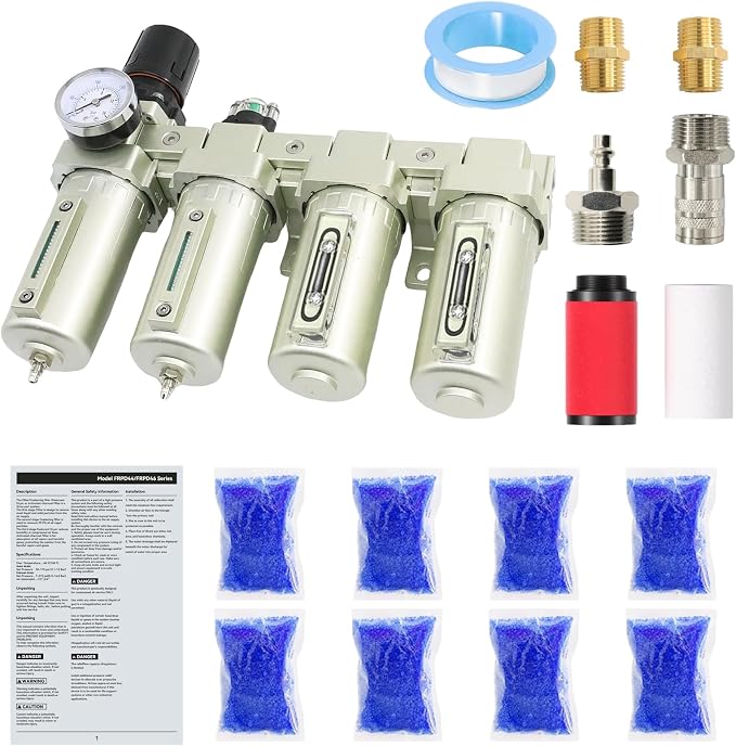 3/4" NPT Industrial Grade 4 Stage Air-Dryer-for-Compressor, - Image 8