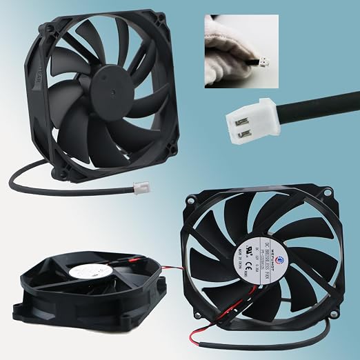 Axial Fan DC 12V 3W 0.35A, Length 4.3 Inch Height 4.3 Inch Thichness 0.98 Inch - Image 5