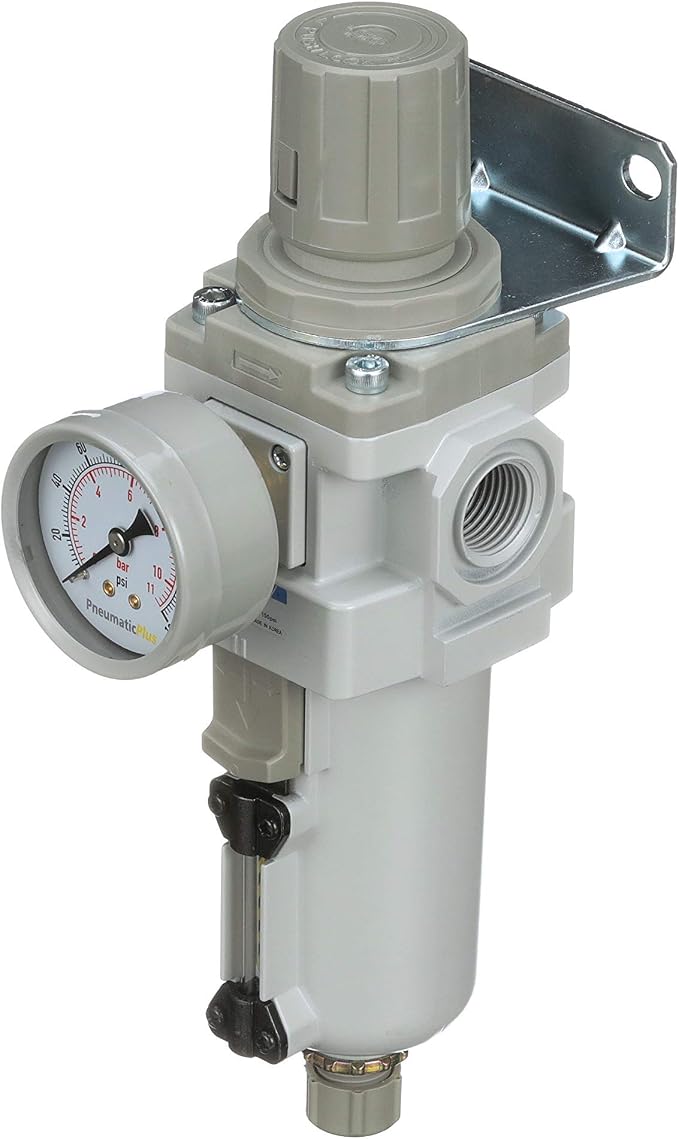 PneumaticPlus SAW400-N04BG-MEP Compressed Air Filter Regulator Piggyback Combo - Image 5