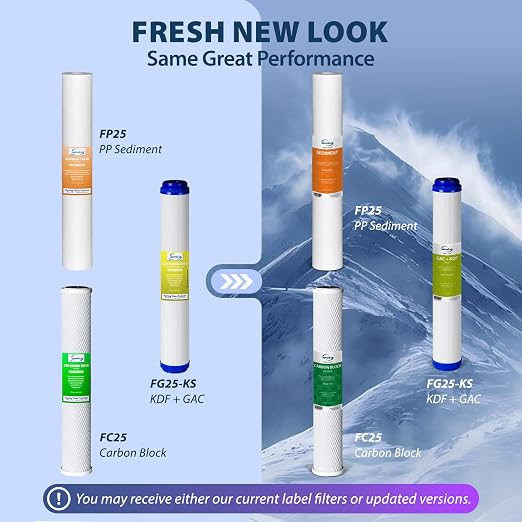 iSpring F3WCB32KS 20" x 2.5" Whole House Water Filters - Image 5
