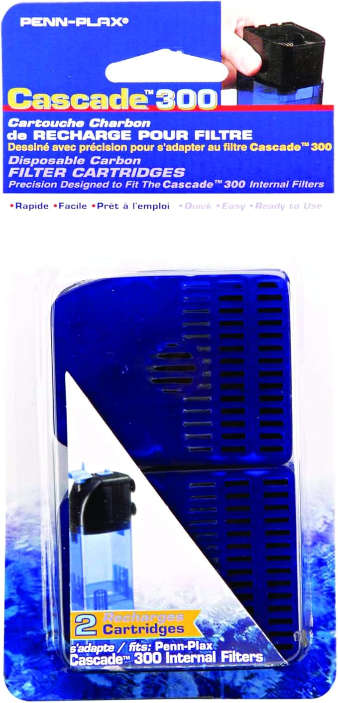 Penn-Plax Cascade 300 Filter Replacement Media – Offers Chemical Filtration - Image 2