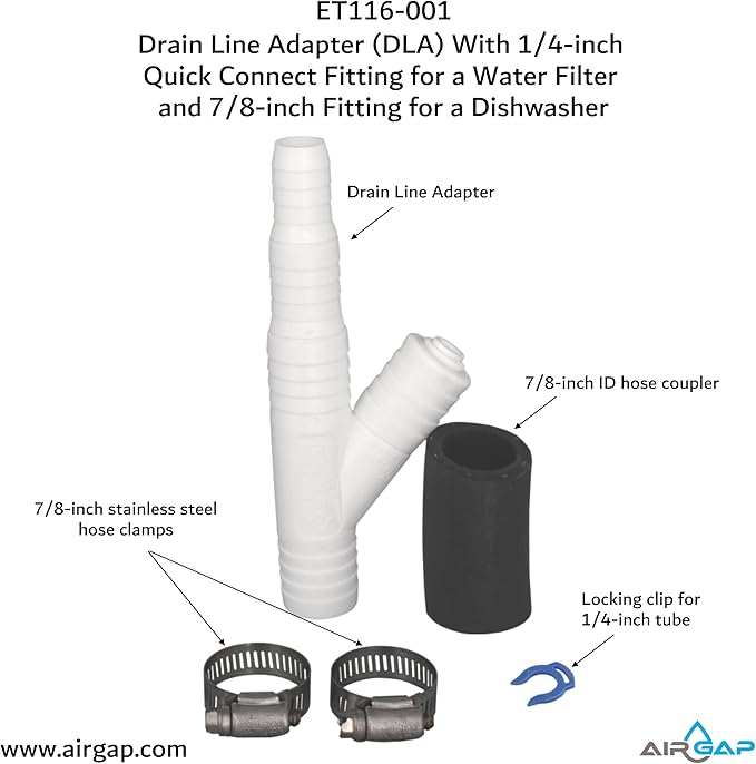 Drain Line Adapter With 1/4-inch Quick Connect Fitting - Image 5