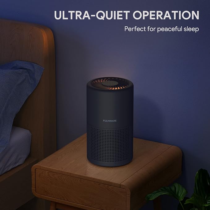 FULMINARE Air Purifiers for Bedroom H13 True HEPA Air Filter Quiet Air Cleaner - Image 9