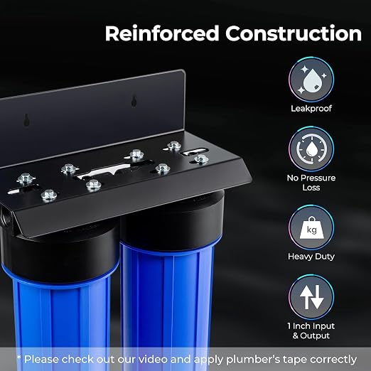 iSpring Whole House Water Filter System, Heavy Metals, Chloramine, Hydrogen - Image 2