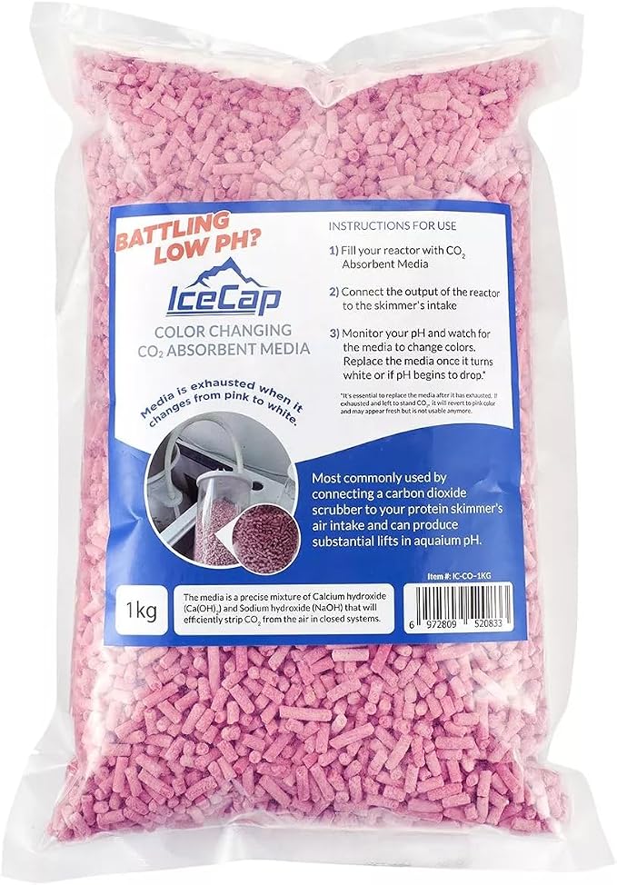 IceCap Color Changing CO2 Absorbent Media 1kg by IceCapAquariumProducts