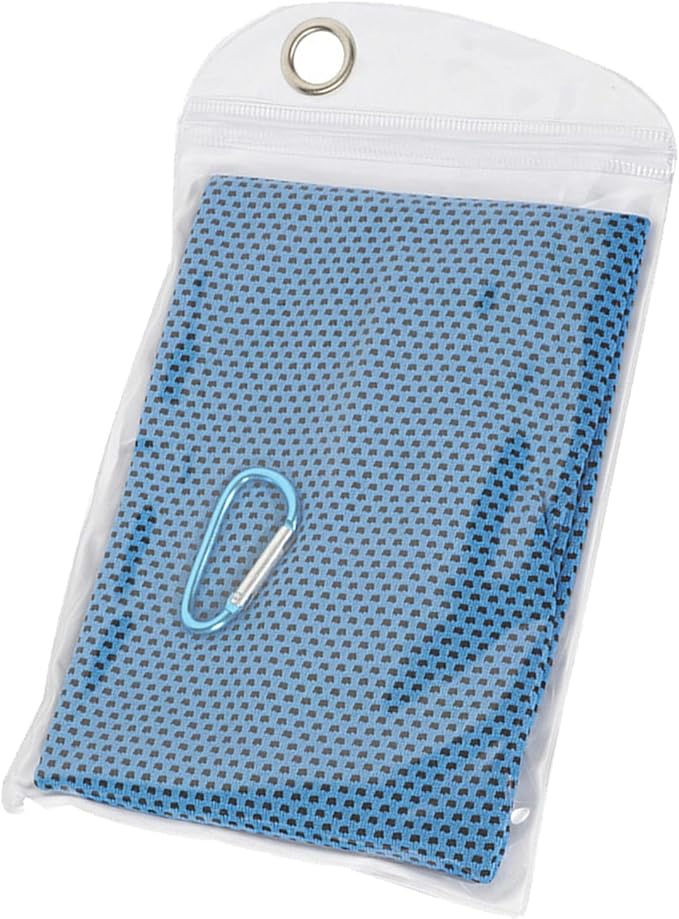 Portable Quick Dry Gym Towel Wicking Workout Cooling for Hiking Gym Sports Light Weight Washcloth Compact Travel Cooling Sweat