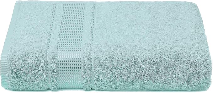 Melissa Linen Fingertip Towels 4 Pack, 100% Turkish Cotton, Small Hand Towels for Body and Face, 12 x 18 in, Soft and Absorbent, Quick Dry, (Aqua Green Fingertip Towels)