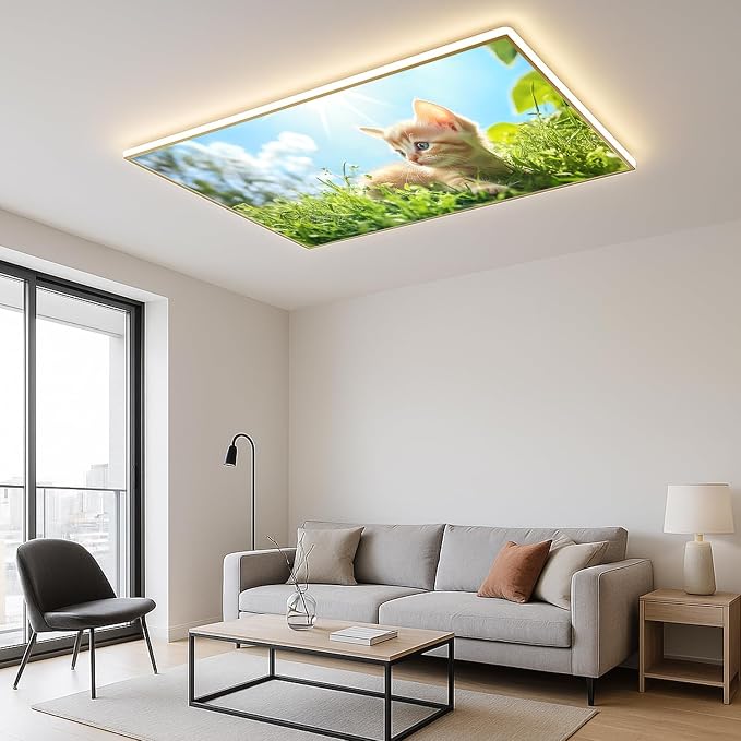 2 Pack Fluorescent Light Covers 4x2 ft Magnetic Light Covers - Image 7