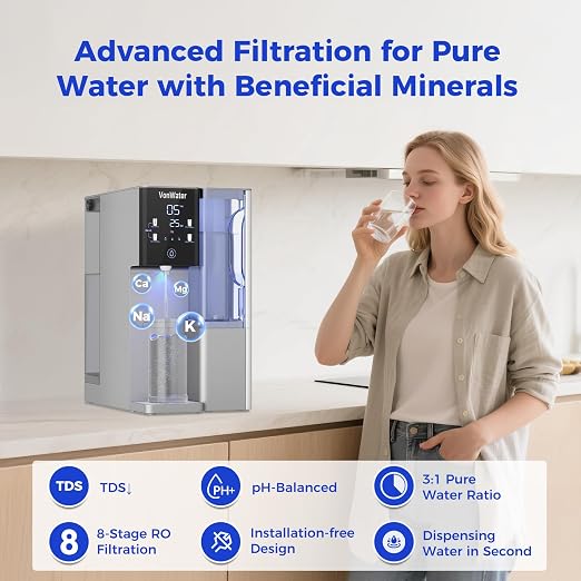CT910G Alkaline Mineral Countertop Reverse Osmosis Water Filter - Image 5