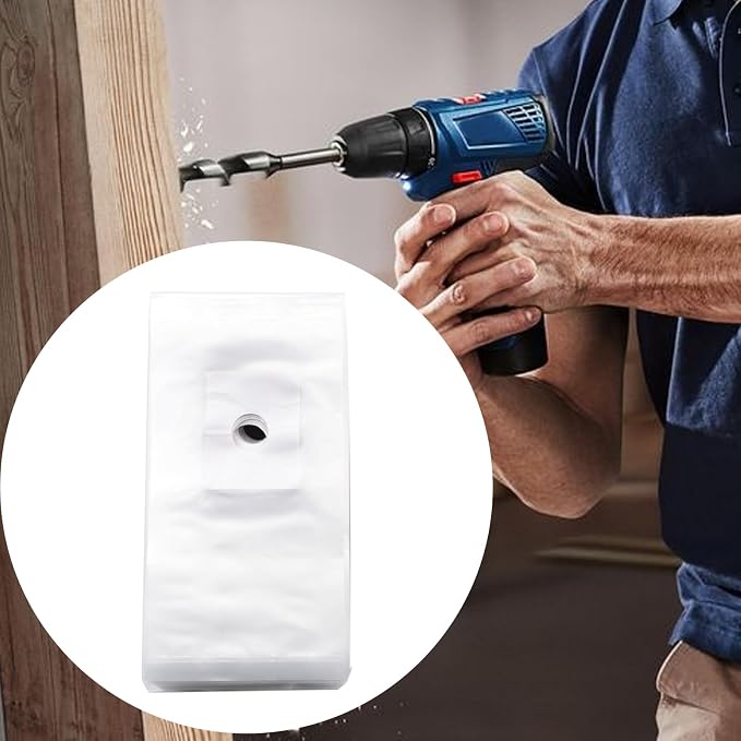 Drill Dust Cover Collector – Hole Cutter Dust Bag, Drill Debris Collector | - Image 8