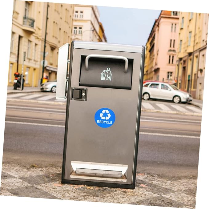 8pcs Trash Sorting Decals Self-Adhesive Waste Container Stickers - Image 7