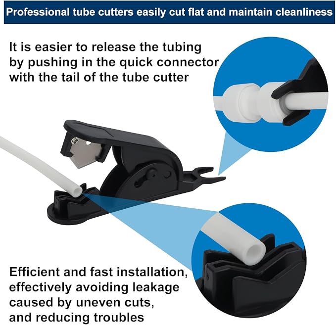 Refrigerator Water Line Kit Connection and 1/4 Compression Ice Maker - Image 6