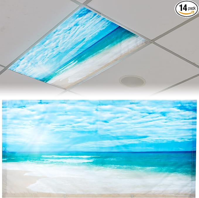 Patelai 4 x 2 Feet Fabric Fluorescent Light Cover by Patelai