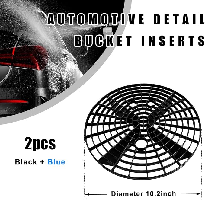 2 PCS Car Wash Bucket Insert, Dirt Guard Bucket Insert Helps Remove Dirt Debris - Image 2