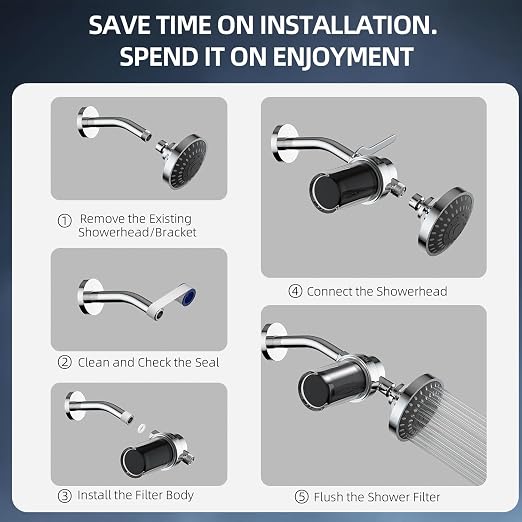 2-Pack Shower Filters with 11 Replacement Cartridges - Image 7