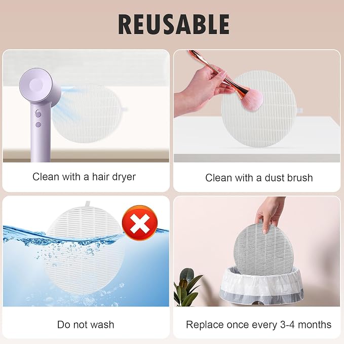 4 Pack Replacement Filters Compatible - Image 6