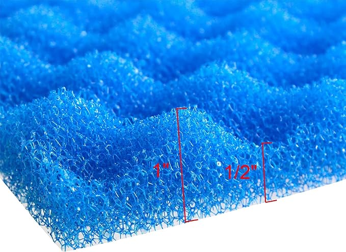 Wave Point Aquarium Bio Sponge Foam Filter Media Pad Cut-to-fit - Image 5