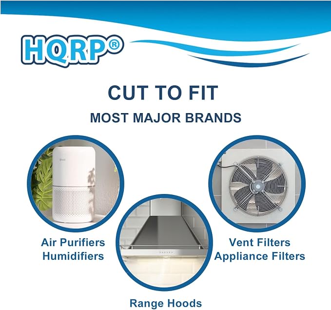 HQRP 1x Activated Carbon Filter Pad Cut To Fit Air Filter Roll - Image 5