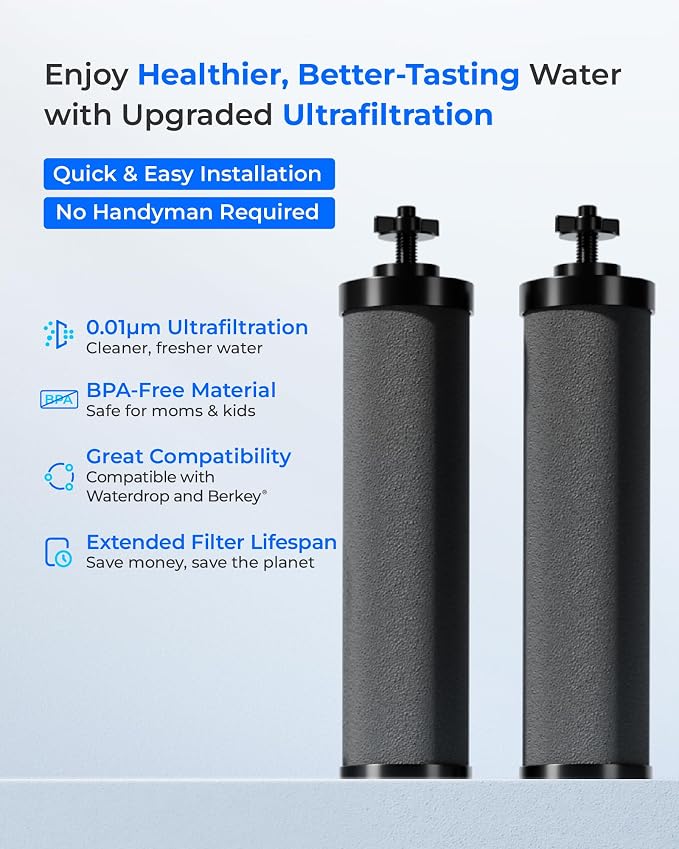 Waterdrop Black Water Filter, Replacement - Image 2