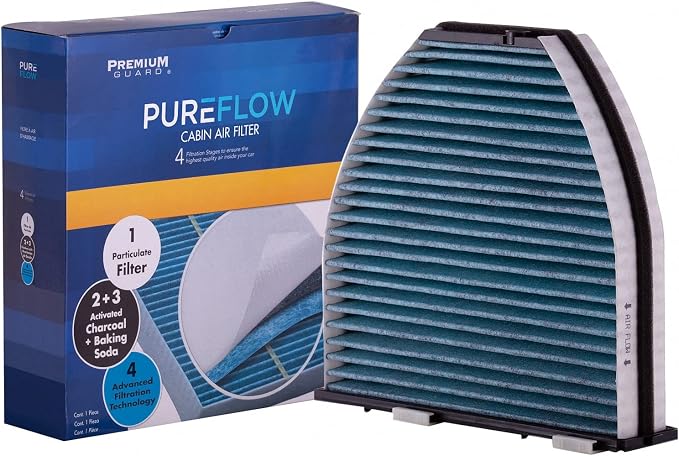 PUREFLOW PC5844X Cabin Air Filter | Fits 2010-2016 Mercedes-Benz E350 3.5L; by PremiumGuard