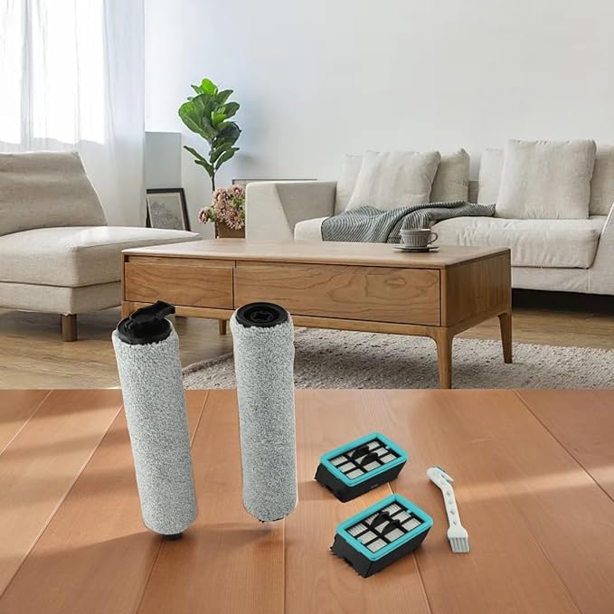 Replacement Brush Filter and Roller Brush Set, Compatible - Image 3