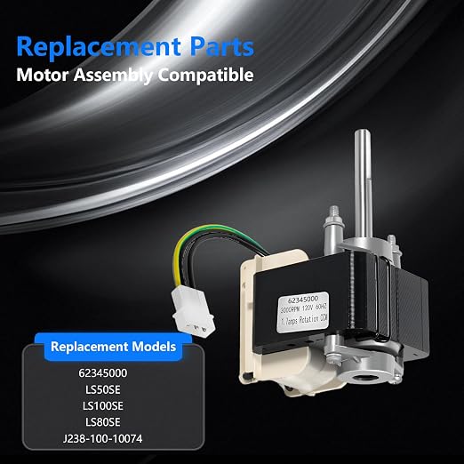 WRSXG 62345000 for LS100SE, Bathroom Fan Motor High Performance Replacement - Image 2