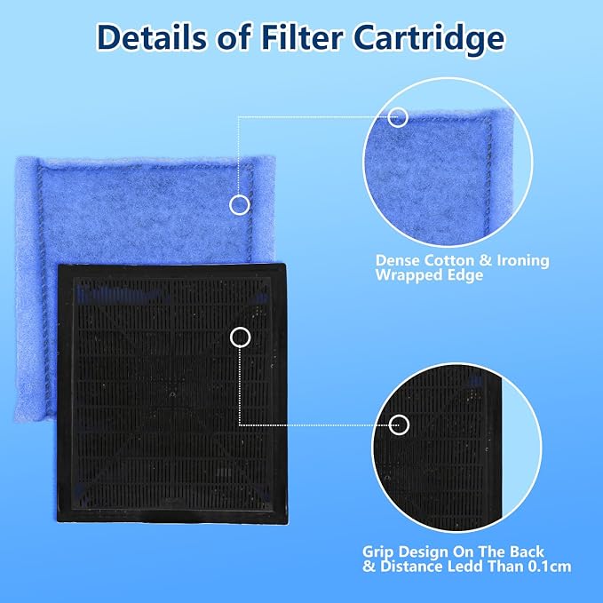 12 PCS Aquarium Filter Cartridge Filters, Rite-Size C Fish Tank Filter Cartridge - Image 5