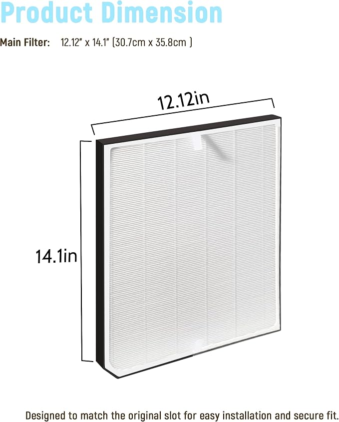 AD2000 Replacement Filter for Air Doctor 2000 & 2000i, 5 Pack | - Image 2