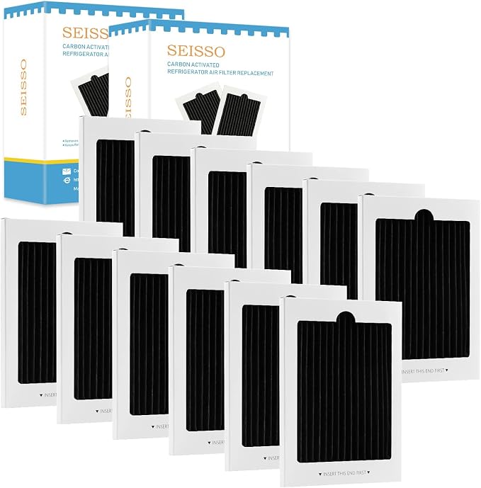 SEISSO Refrigerator Air Filter Replacement, Activated Carbon Filter Compatible by SEISSO
