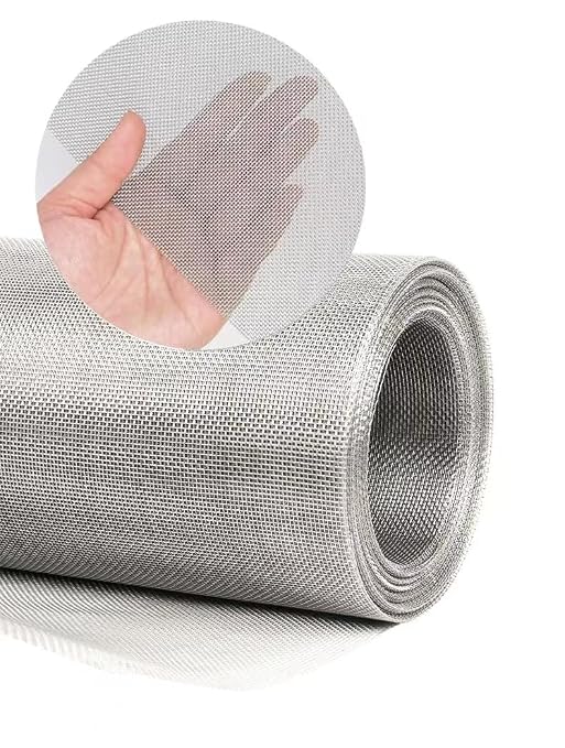 304 Stainless Steel Mesh Screen#40Mesh -Size:15.7"x47.2", by ANPUTWWH