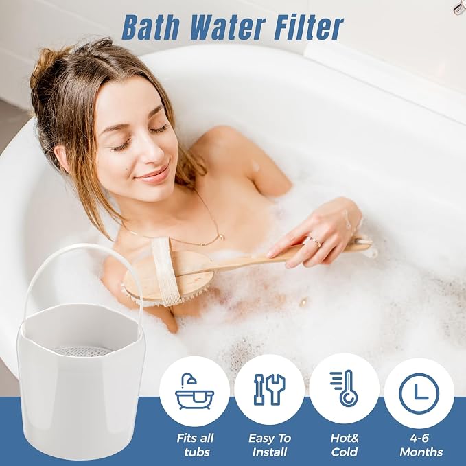 Bath Filter for Tub Faucet, 8 Stages Bath Water Filter for Tub, Removes 95% - Image 5
