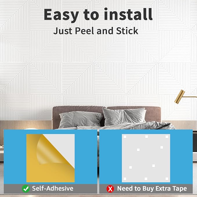 Art3d 6-Pack Self-Adhesive Acoustic Wall Panels - Image 5