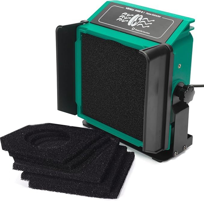 YIHUA 948DQ-I Solder Fume Extractor Fan Solder Smoke Absorber Remover Tiltable by YIHUA