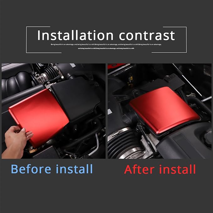 PIUGILH Engine Air Filter Heat Shield Cover Fit - Image 5