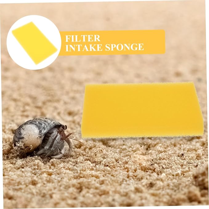 10pcs Crab Sponges for Reptiles Fine Hole Aquarium Sponges for Humidity Control - Image 3