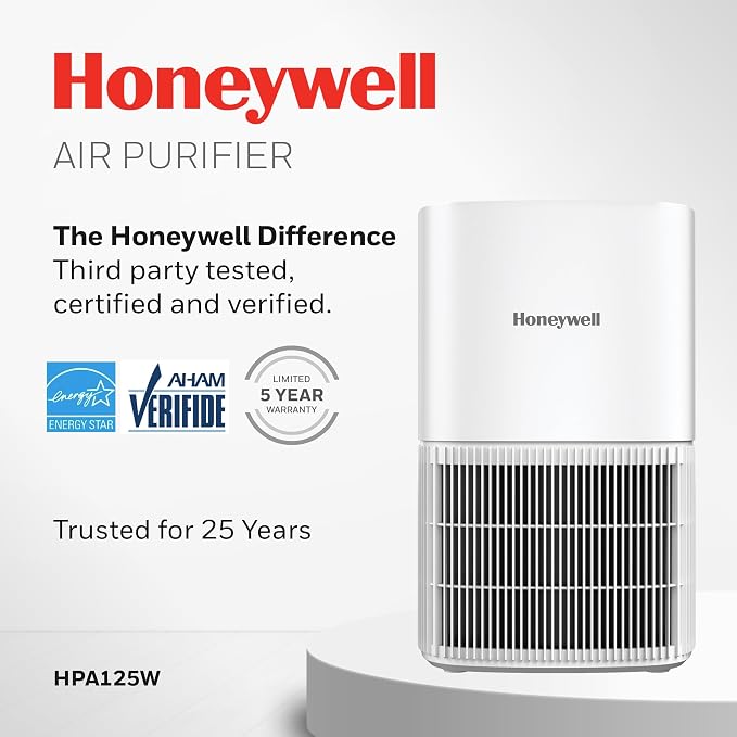 Honeywell Allergen Plus Compact Small Room HEPA Air Purifiers - Image 2