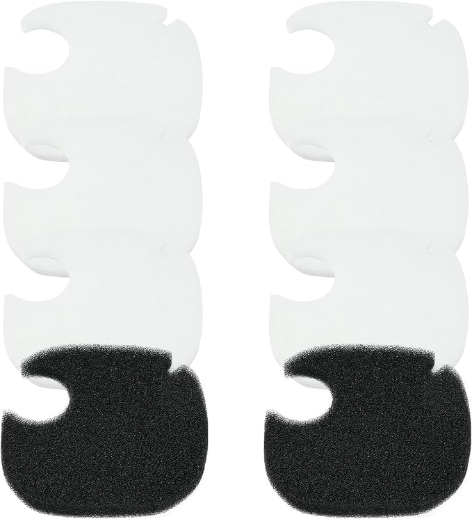 AQUANEAT 8 pcs Replacement Canister Filter Pads Compatible by Aquaneat