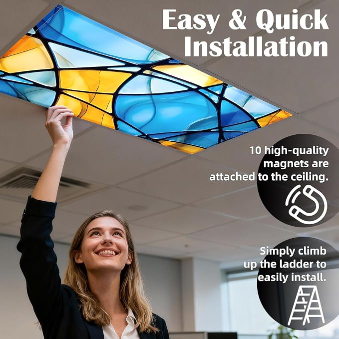 ANGSYLTH 8 Pcs Fluorescent Light Covers - Image 3