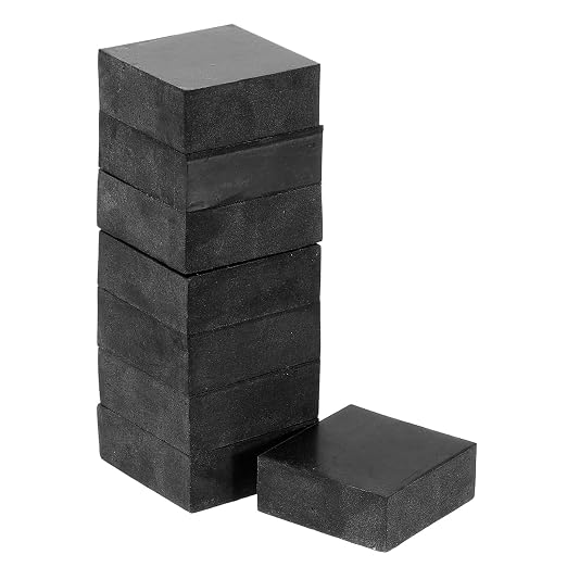 M METERXITY 8-Pack Rubber Anti Vibration Pads 2" Non-Slip Square Vibration by MMETERXITY