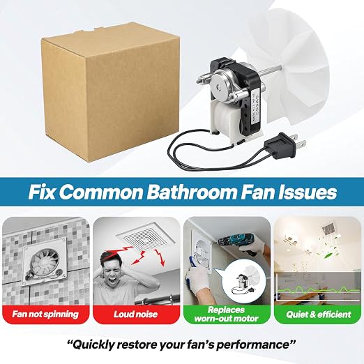 Universal Bathroom Fan Motor SM550 Replacement - Image 3