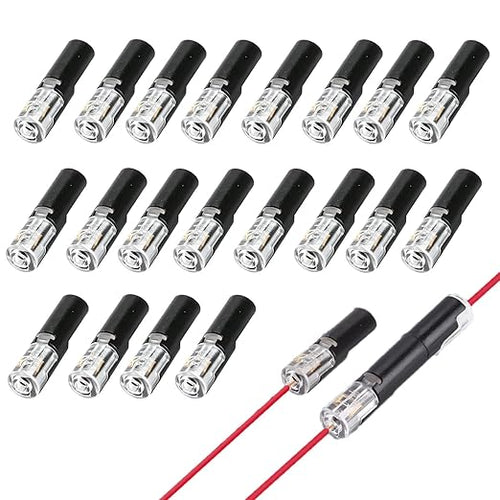 1-Pin 1-Way Pluggable Wire Connectors, No Stripping Detachable Plug Connector by DFCROMI
