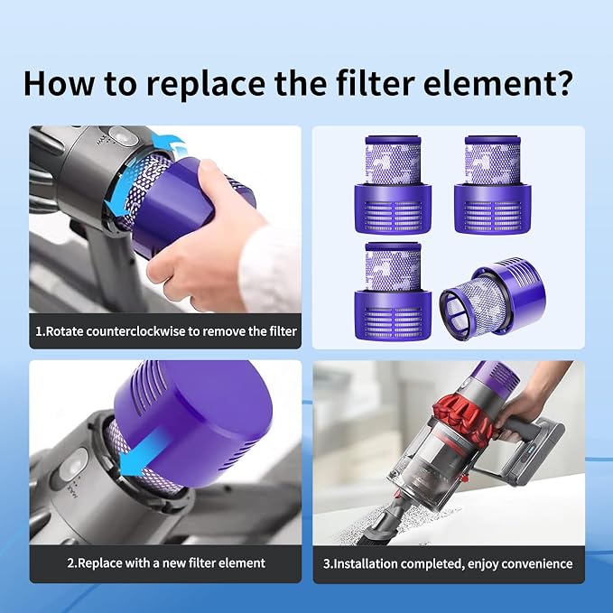 V10 Filter Replacement for Dyson V10 Cyclone Series, V10 Absolute, V10 Animal - Image 7