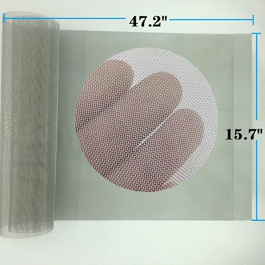 Stainless Steel Mesh Screen #40Mesh -Size:15.7"x47.2" SS304 Wire Mesh Screen - Image 2