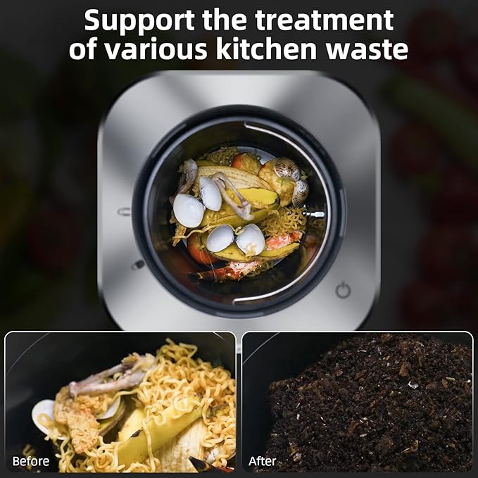 Smart Kitchen Electric Composter, 2.5L Auto Food Cycler - Image 2